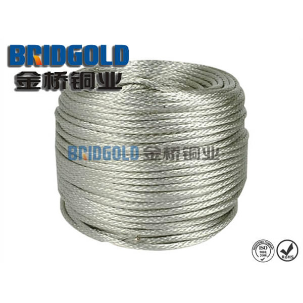 bare braided wire rope